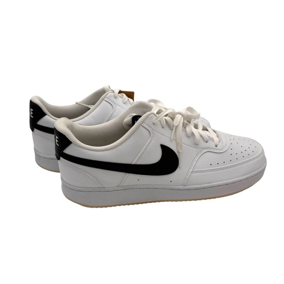 Nike Court Vision Next Nature Low White Black DH2987 107 Men's Size 13 - Picture 3 of 8